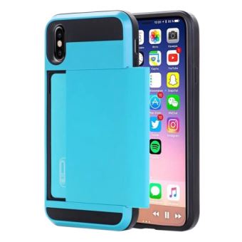 Iphone X / Xs Coque Protection Plastique Combinaison Porte ... Coques pour xs et xs max et protection d'écran pour iphone xs et.