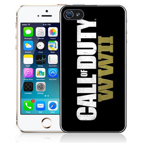 Coque pour iPhone 5C call of duty ww2 logo