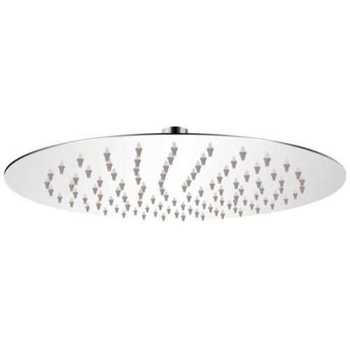 vidaXL Tête de douche plongeante ronde en acier inoxydable 25 cm