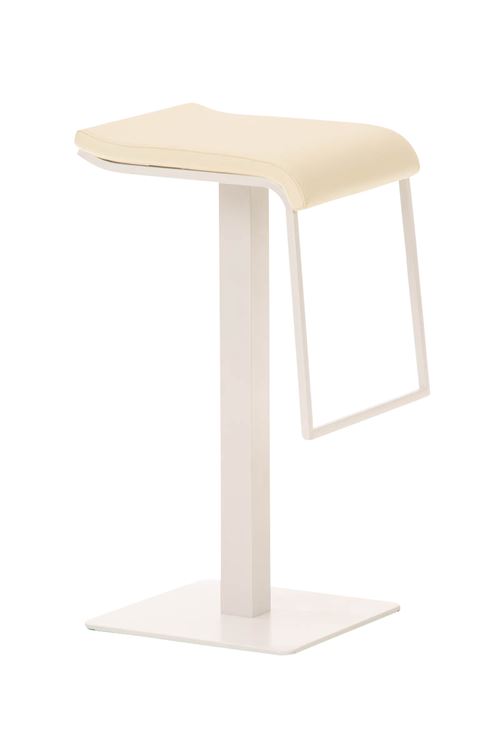 Tabouret de bar Lameng W78 , Crème