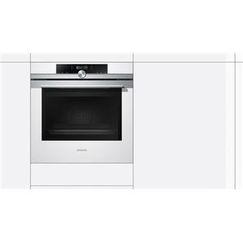 Siemens iQ700 HB674GBW1 - Four - intégrable - niche - largeur : 56 cm - profondeur : 55 cm - hauteur : 58.5 cm - avec système auto-nettoyant - classe A+ - blanc