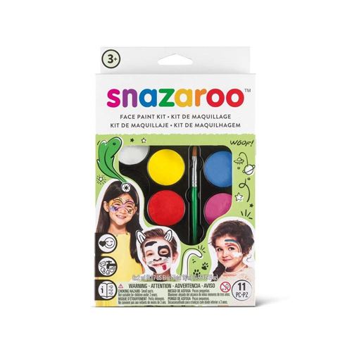 Kit de maquillage de base snazaroo, 8 couleurs