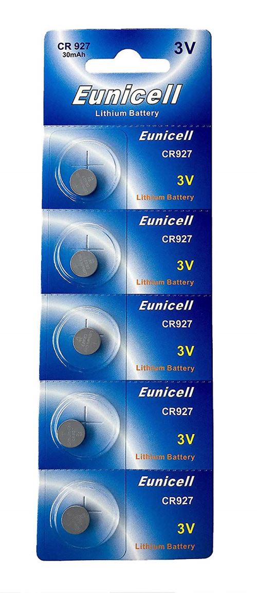 EUNICELL - Lot de 5 PILES Lithium CR927 3 volts