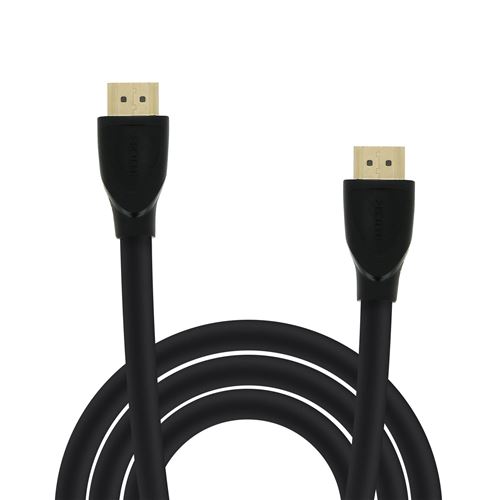 Câble HDMI Mâle/Mâle 2.0 Retour audio/video HD 4K 2160p 1.5m - Noir