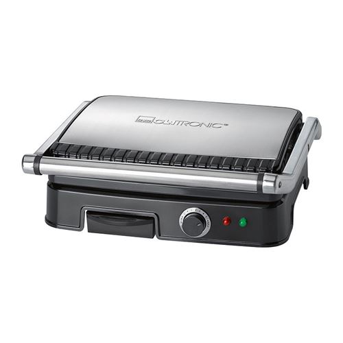 Plancha Gril et Panini CLATRONIC KG 3487 – 2000W, Thermostat Réglable, Nettoyage Facile - vue 2