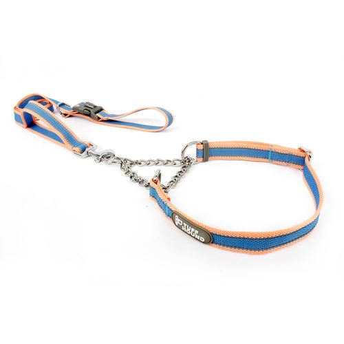 Meilleurs prix pour Harnais et Laisses TUFFHOUND kit pour chien - Rose&Bleu (Taille: L)