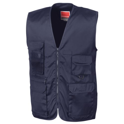 Result Safari - Veste sans manches - Homme (S) (Bleu marine foncé) - UTBC927