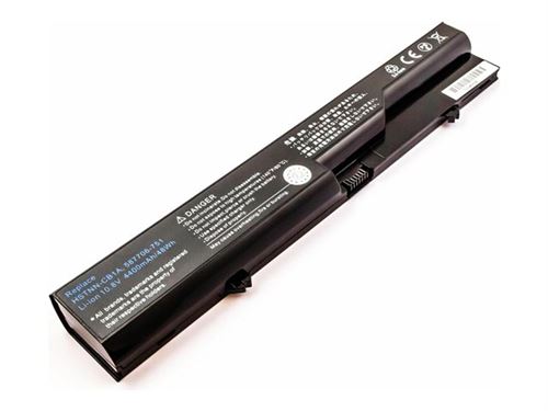 CoreParts - Batterie de portable - Lithium Ion - 6 cellules - 4400 mAh - noir - pour HP 420 425 620 625; ProBook 4320s 4420s 4425s 4520s 4525s