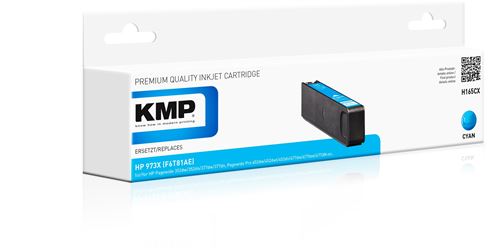 Cartouche d'impression KMP H165CX Compatible Cyan HP HP PageWide Pro 450 Series HP PageWide Pro 4 C - vue 2