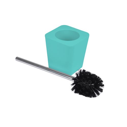 brosse wc plastique effet soft touch vitamine vert menthe