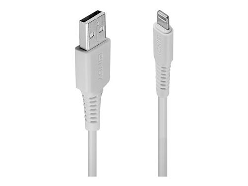 Câble USB vers Lightning Blanc, 1m