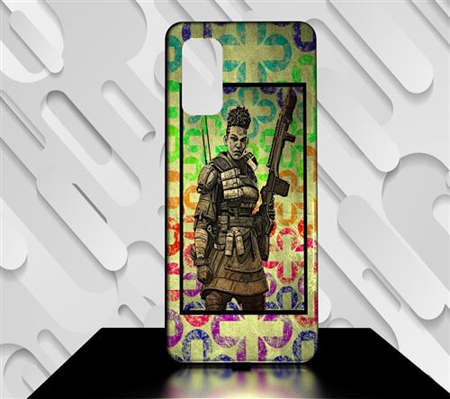 Coque pour Galaxy PLUS S20+ Jeu Video Apex Legends Bangalore 15
