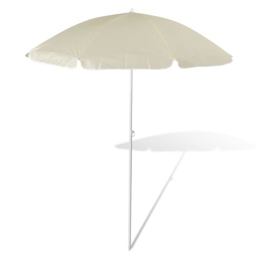 180 cm Parasol de plage jaune de sable