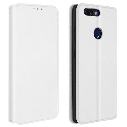 Housse pour Honor 8 Pro Folio Portefeuille Fonction Support Blanc