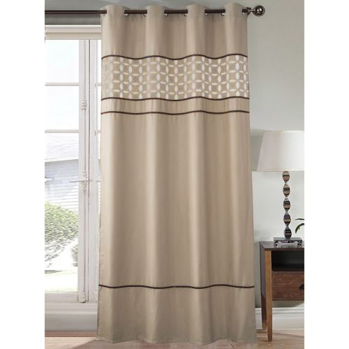 Rideau occultant Harmonie - beige - Dimensions : 140x260cm