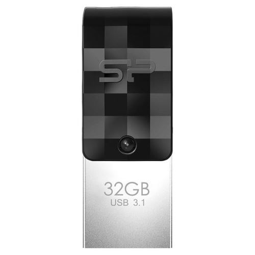 Pendrive Silicon Power USB 3.1 USB-C OTG Noir