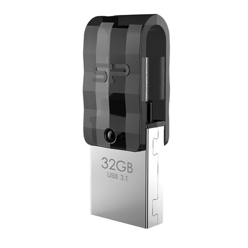 Pendrive Silicon Power USB 3.1 USB-C OTG Noir 