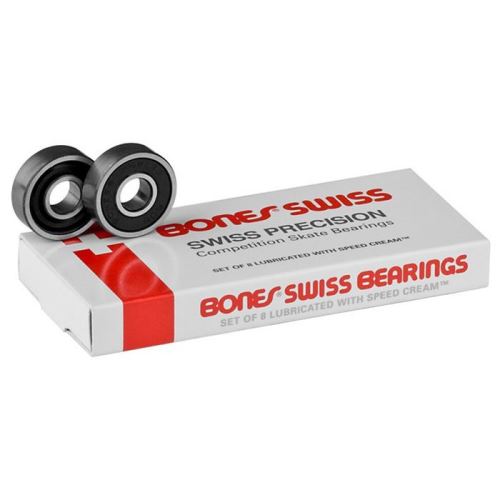 Roulements Skateboard BONES Roulements Jeu De 8 Swiss