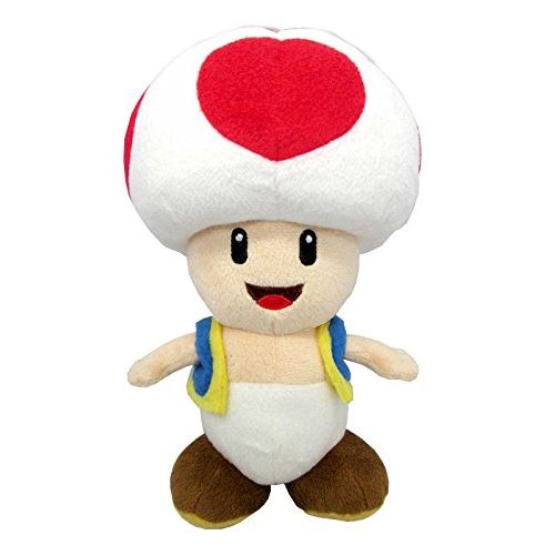 Sanei Peluche 7.5 Crapaud Collection Super Mario All Star, petit