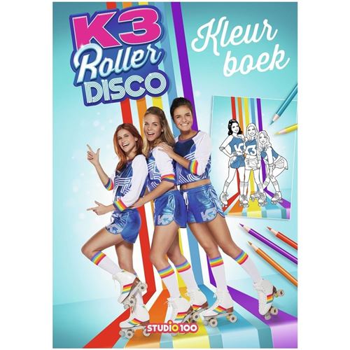 Cahier de coloriage K3 Roller Disco