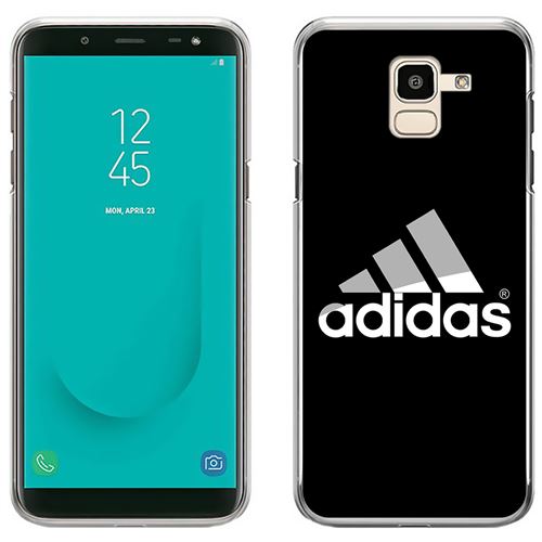 Coque pour Samsung Galaxy J6 -  Adidas Logo Noir