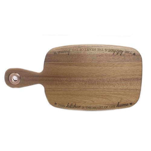 Planche à découper - 38 x 18 cm - Marron
