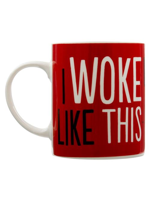 Tasse en porcelaine d'os Simon's Cat I Woke Up Like This blanc