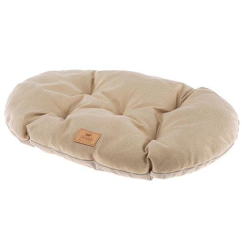 Comparer les prix de Coussin pour chiens et chats STUART 45/2, double-face, tweed, velours doux, lavable, Beige