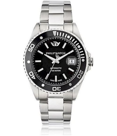 Philip Watch Montre Homme R8223597010 Automatiques Jaune, Noir