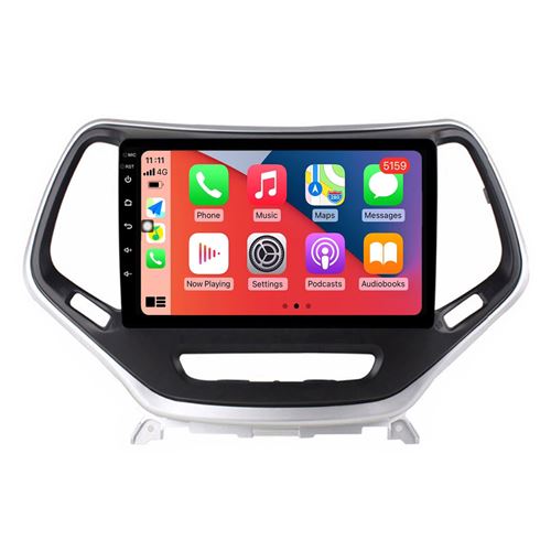 Autoradio Multimédia RoverOne Android 2Go RAM 32Go ROM GPS pour Jeep Cherokee 2014-2017 CarPlay Android Auto