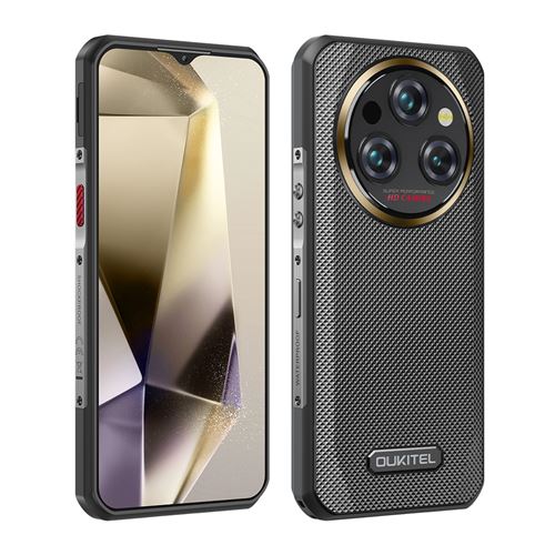 Oukitel WP35 Pro Téléphone Portable 6.6, 11000mAh, 36(12+24)Go+512Go, 64MP+32MP,Empreinte digitale/NFC,Dual SIM 5G smartphone 360g-Noir