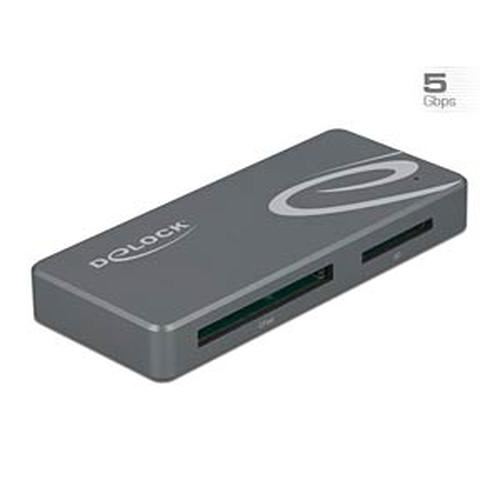 Non Communiqué Delock Lecteur De Carte Usb Type C™ + Concentrateur Usb Type A