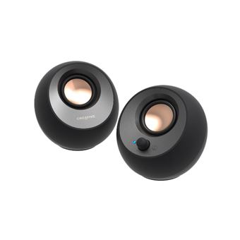 Enceintes minimalistes USB-C 2.0 avec Bluetooth® 5.0 - Creative - Pebble V3