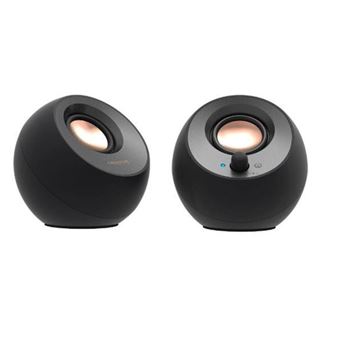 Enceintes minimalistes USB-C 2.0 avec Bluetooth® 5.0 - Creative - Pebble V3