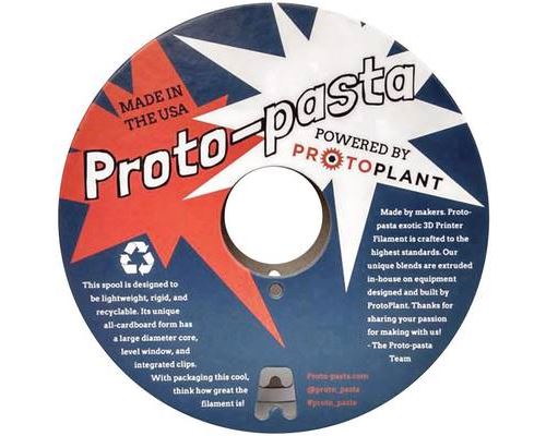 Proto-Pasta SSP12805 Filament PLA 2.85 mm 500 g gris