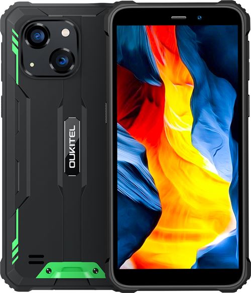 Oukitel WP32 Smartphone Vert:5.93 écran 4Go 128Go Dual Sim 4G Android 13 5800mAh-Poids 632g
