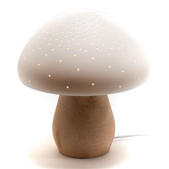 Lampe champignon - Amadeus - Blanc - Porcelaine - Achat & prix | fnac