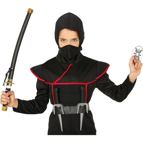 Accessoire de déguisement - kit ninja sabre nippon paire saï étoile japonaise - guirca 17604
