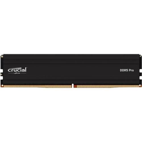 Crucial Pro - DDR5 - module - 16 Go - DIMM 288 broches faible encombrement - 5600 MHz / PC5-44800 - CL46 - 1.1 V - mémoire sans tampon - on-die ECC - noir mat