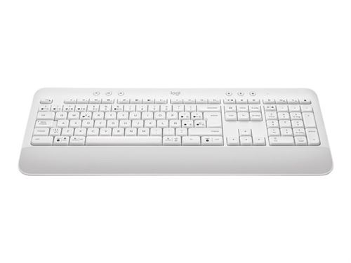 Logitech Signature K650 - Clavier - sans fil - Bluetooth 5.1 - QWERTY - Espagnol - blanc cassé