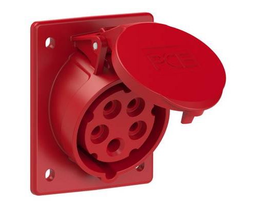 Non Communiqué Rouge Prise Femelle Cee 16 A 5 Pôles Pce Pc Electric 415-6Tt 400 V