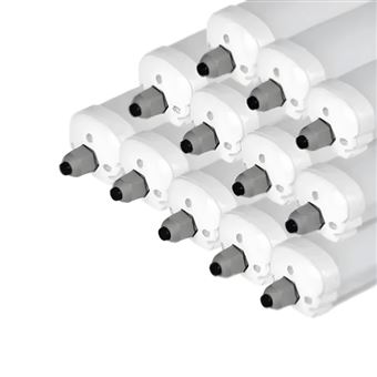 Réglette LED Étanche Intégrées Traversant AC220/240V 50W 6000lm 120 Etanche Ip65 Ik10 1555mm Blanc Naturel 4000k 84306165