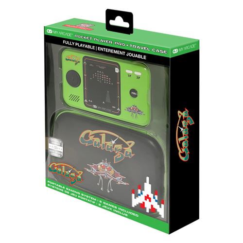 My Arcade - Pocket Player Galaga + Etui de transport