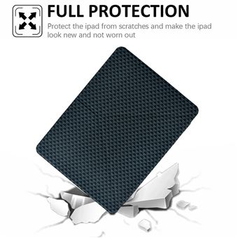 Coque IPad 11e/10e Génération Avec Porte-crayon - Dos Transparent, Veille Automatique, Protection Renforcée