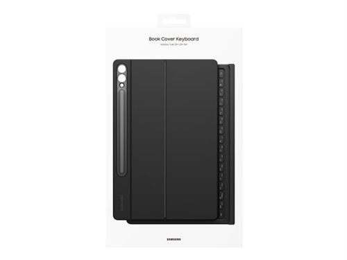 Samsung Ef-Dx815 - Clavier Et Étui (Couverture De Livre) - Avec Trackpad - Sans Fil - Bluetooth, Pogo Pin - Noir Clavier, Noir Étui - Boîte De Suspension - Pour Galaxy Tab S9+