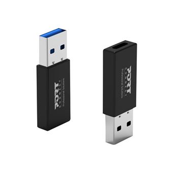 PORT Designs - Adaptateur USB - USB type A (M) pour 24 pin USB-C (F) - USB 3.1 Gen 1 (pack de 2)