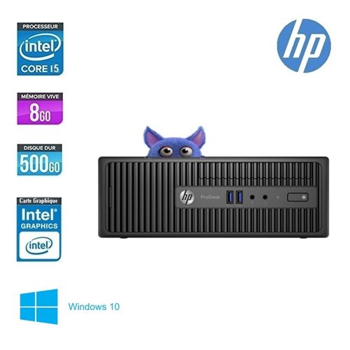 PC hp prodesk 400 g3 core i5 6500 - 3.2ghz