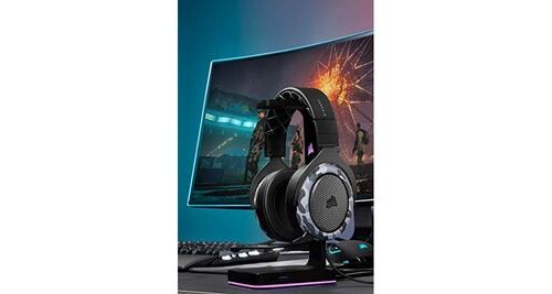 Corsair HS60 HAPTIC Casque Gaming Stéréo avec Basse Haptique (Basse  Haptique Optimisée par Taction Technology, Oreillettes Rembourrées de  Mousse à Mémoire, Microphone Amovible) Carbone : : Informatique