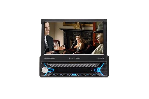 Autoradio Caliber avec écran rabattable - Bluetooth - DAB+ - USB - SD - AUX - 1 DIN - Simple DIN - Entrée caméra de recul (RMD583DAB-BT)