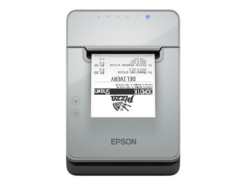 Epson TM L100 (121) - Imprimante de reçus - thermique en ligne - Rouleau (8  cm) - 203 x 203 ppp - jusqu'à 170 mm/sec - USB 2.0, Gigabit LAN, Bluetooth,  hôte USB 2.0 - noir - Imprimante à reçu - Achat & prix